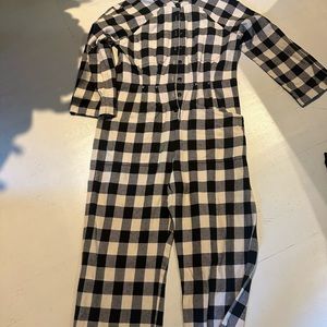 The Great flannel jumpsuit